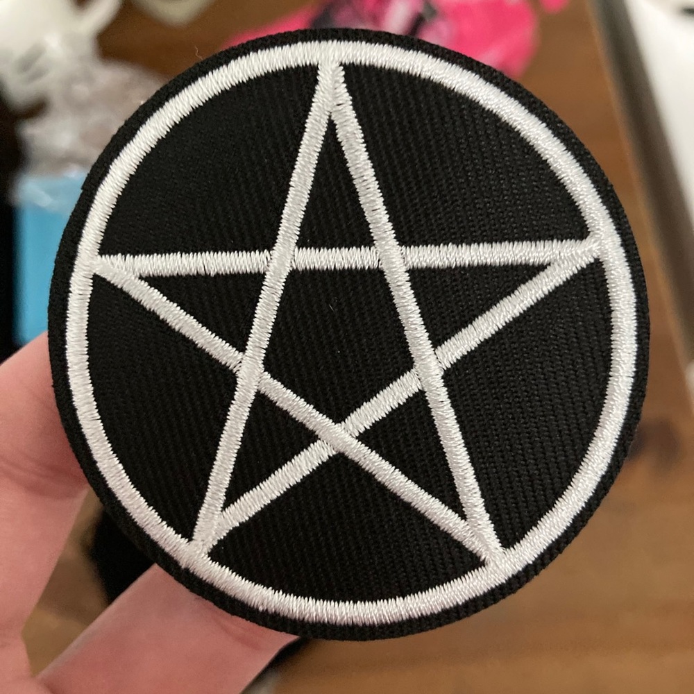Pentagram Patches Pack of 3